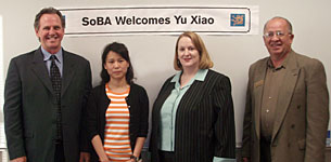 Tim Hudson, Yu Xiao, Jane Mims and Vic Padelford