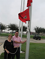 Debbie Griffiths and Athletic Director Ashley Walyuchow