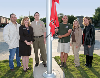 From left, Kenneth Bunton, Amy Smith, Russell Buesing, Eric Mebane, Tammy Zellner and Melissa Rivera
