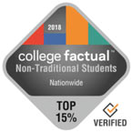 2018 College Factual Non-Traditional Students Nationwide Top 15%