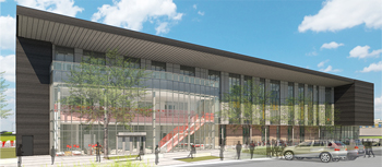 Rendering of the UHV STEM building